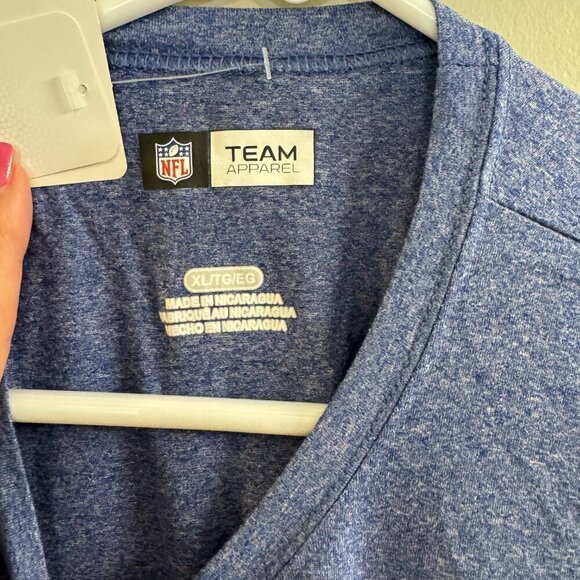 NWT NFL Team Apparel Indianapolis Colts Blue Short Sleeve T-Shirt. Size XL - Picture 3 of 6